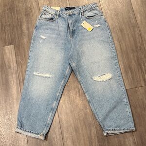 Boden Denim Straight Jeans in Light Blue